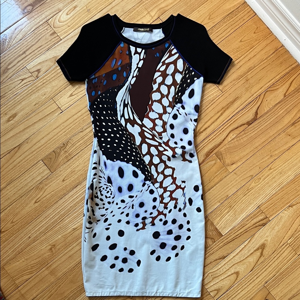 Roberto Cavalli Butterfly Dress